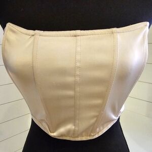 Elegant Cream Bustier Top